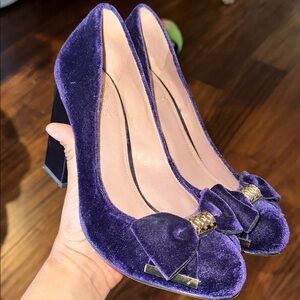 Vince Camuto Verona Velvet Bow Pump